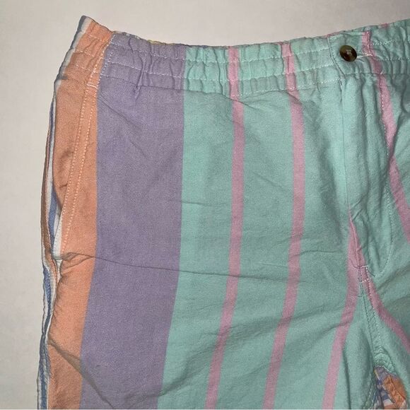 Ralph Lauren XL Shorts Colorful Retro Stripe Cotton Knit - Picture 2 of 8